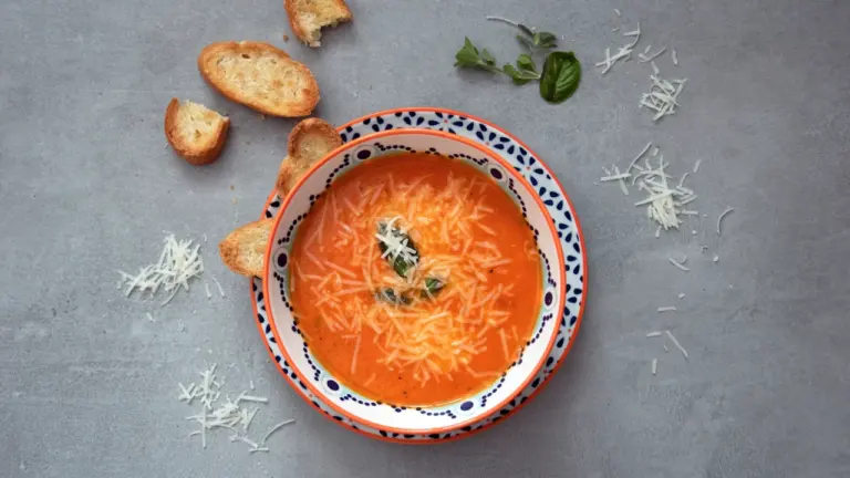 Late-Summer British Tomato and Basil Soup