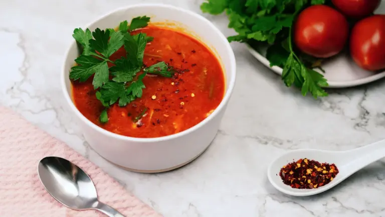 Roasted Tomato and Red Pepper Soup for Easy Weekday Lunches