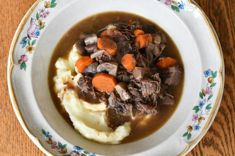 Slow-Cooker Beef and Root Vegetable Stew